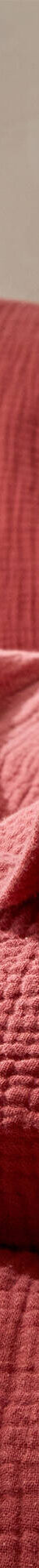 Linge de lit uni en triple gaze de coton (bois de rose) Linge de lit uni en triple gaze de coton (bois de rose)